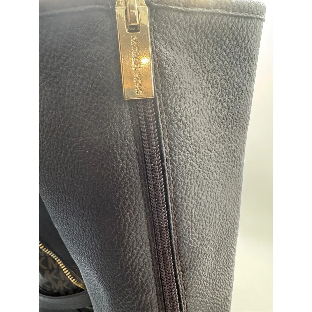 Michael Kors‎ Kids Tall Riding Boots MK Logo Side Zip Brown Size 2